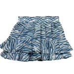 Saint Barth Gonna Fantasia Zebrata con Elastico In Vita per Bambina EIVISSA BIANCO SAINT BARTH 