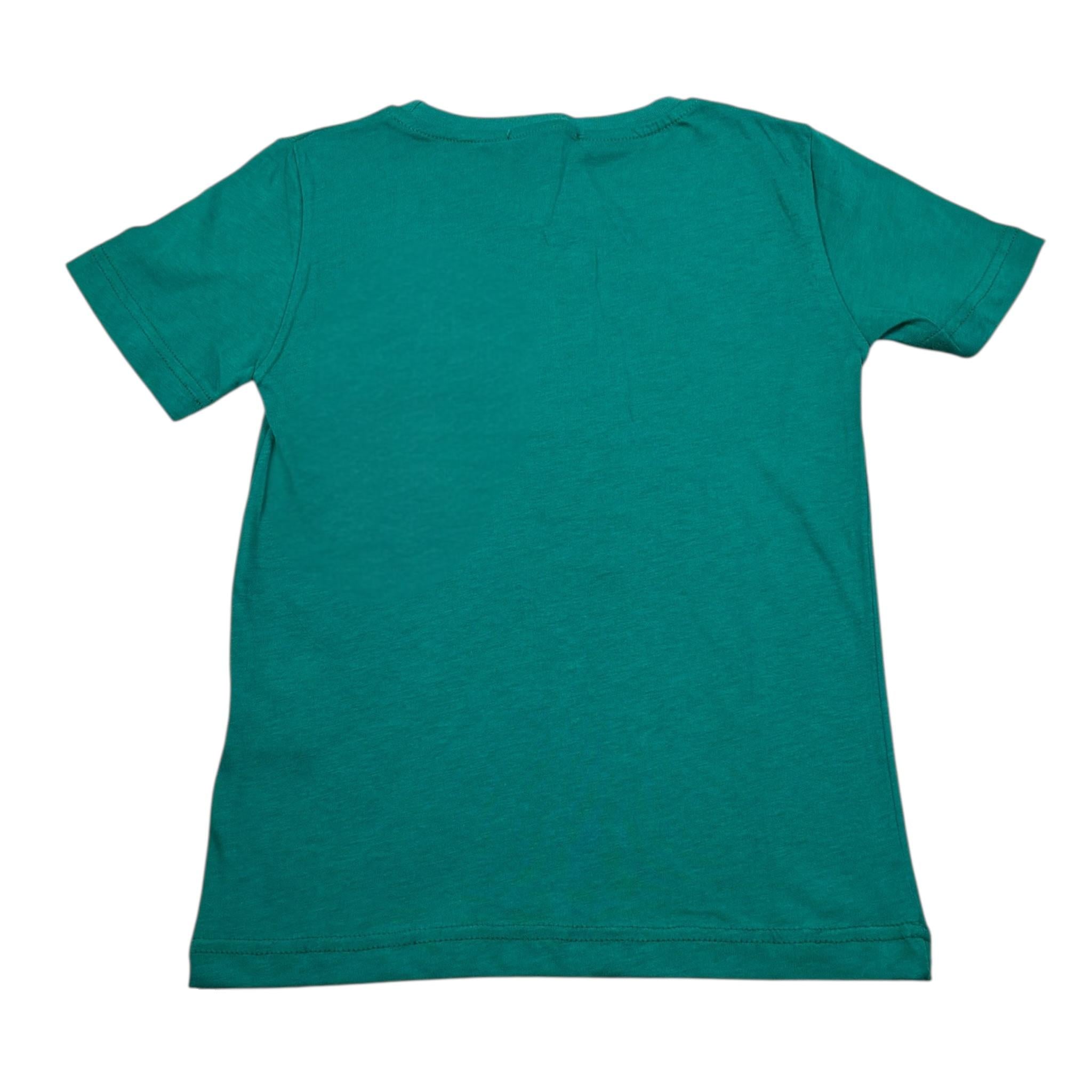 Iceberg T-Shirt Girocollo tinta unita con Logo Verde per Bambino TSICE9118J VERDE ICEBERG 