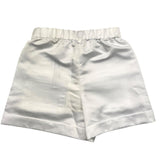 Twinset Short Einfarbig mit elastischer Taille Weiß für Mädchen
