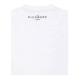 John Richmond T-Shirt Girocollo Tinta Unita con Stampa per Neonato RBP25003TSJN BIANCO JOHN RICHMOND 