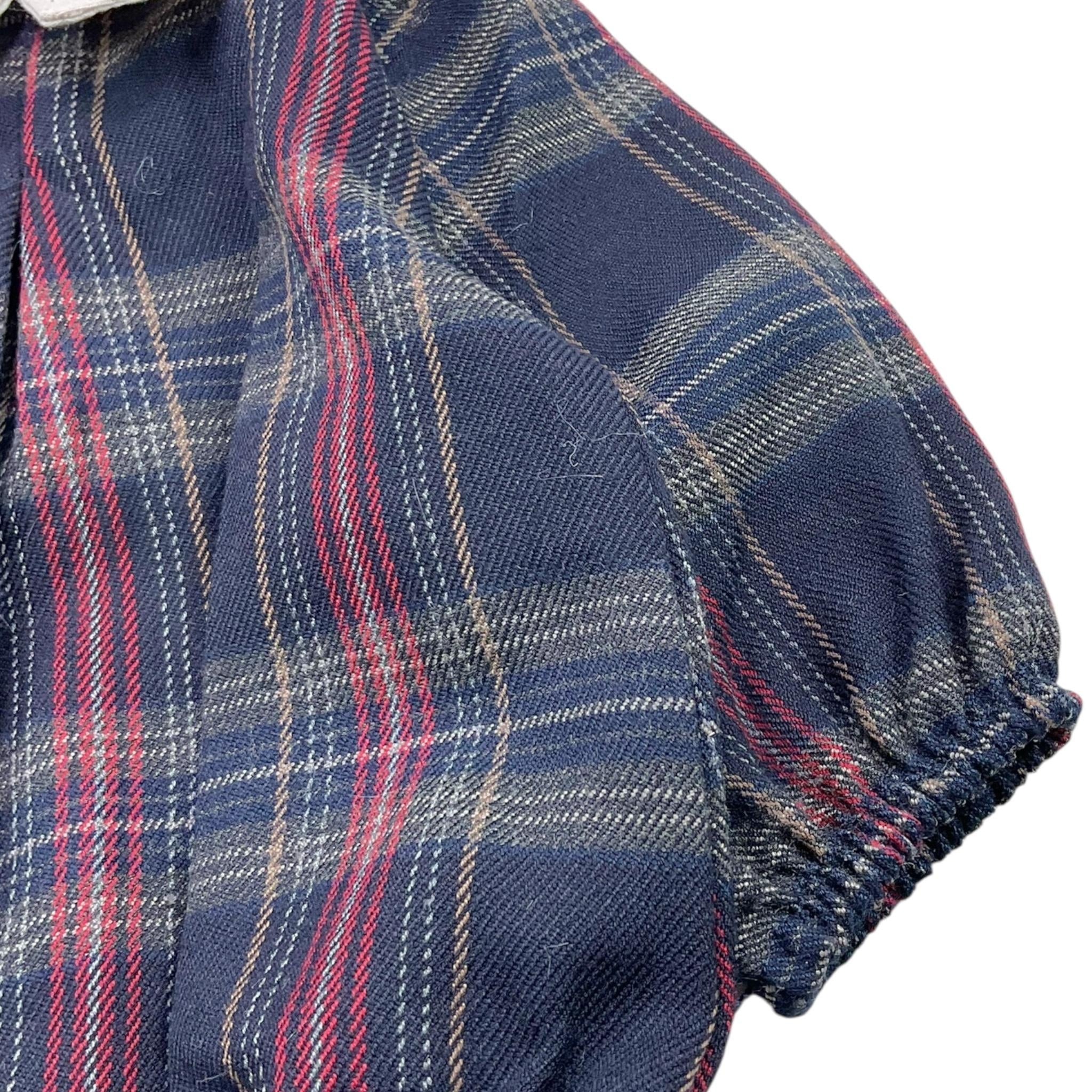 CALAMARO pagliaccetto tinta unita con fantasia righe e colletto Blu per Neonata 32462XX BLU CALAMARO 