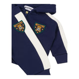 MOSCHINO completo 2 pezzi felpa-pantalone tinta unita Blu per Neonato MUK04U BLU MOSCHINO 
