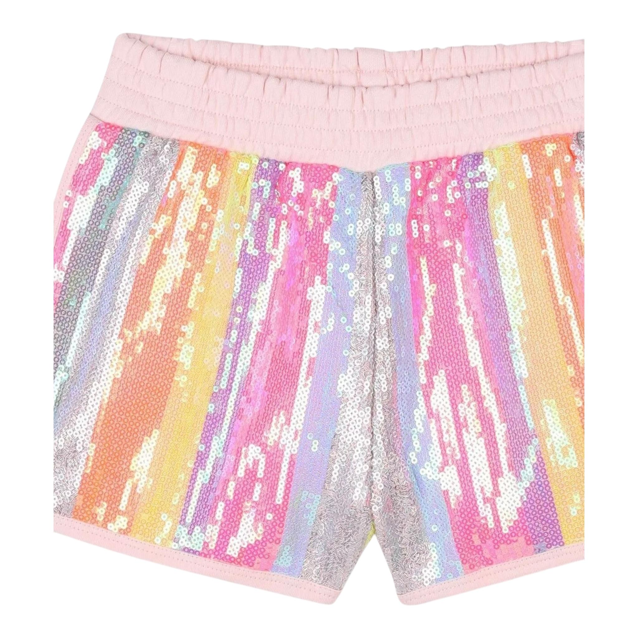 Billieblush Short Tinta Unita con Paillettes per Neonata U21067 ROSA BillIEBLUSH 