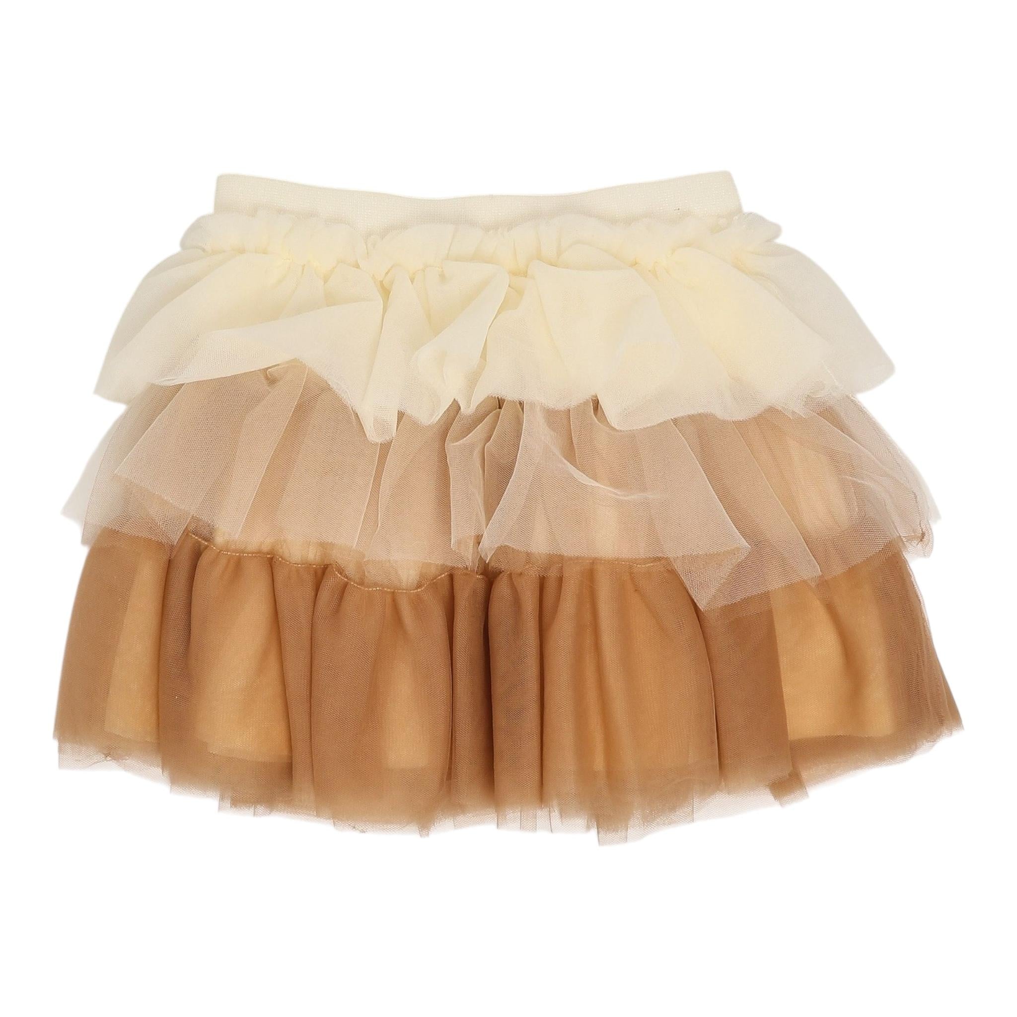 LIU JO cardigan stampa fantasia con cinturino Beige per Bambina KF4047XXX BEIGE LIU JO 