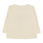 LIU JO shirt girocollo tinta unita con stampa in contrasto Panna per Bambina KF4068XX PANNA LIU JO 