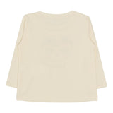 LIU JO shirt girocollo tinta unita con stampa in contrasto Panna per Bambina KF4068XX PANNA LIU JO 