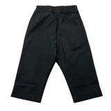 DANIELE ALESSANDRINI pantalone tinta unita con logo Nero per Neonato 1291P00043XX NERO DANIELE ALESSANDRINI 