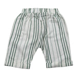 Babyvip Bermuda Tinta Unita con Fantasia A Righe per Neonato EIEIIEI BIANCO BABYVIP 