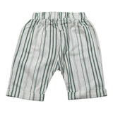 Babyvip Bermuda Tinta Unita con Fantasia A Righe per Neonato EIEIIEI BIANCO BABYVIP 