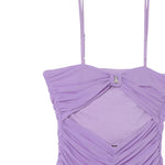 Patrizia Pepe Abito Bretelline Tinta Uita Lilla per Bambina 7A0503 LILLA PATRIZIA PEPE 