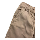 Emanuel Pris Einfarbige Bermuda-Shorts mit elastischer Taille in Beige für Neugeborene
