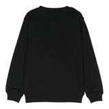 JOHN RICHMOND felpa girocollo tinta unita con stampa Nero per Neonato RBA24110FENX NERO JOHN RICHMOND 