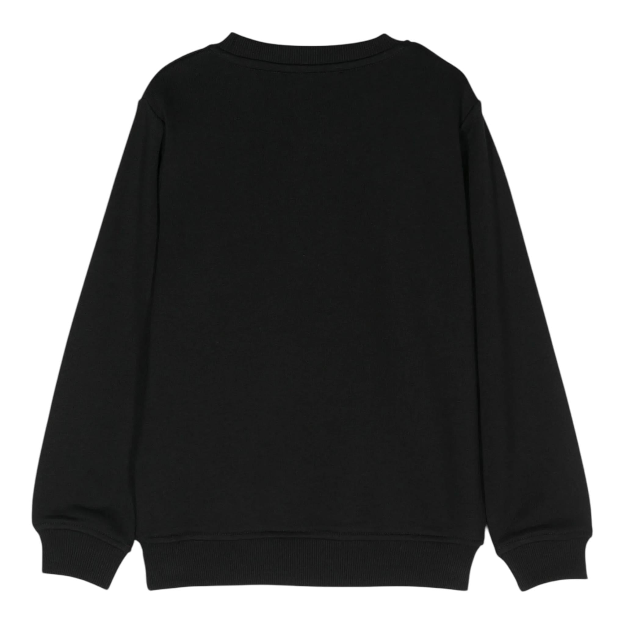 JOHN RICHMOND felpa girocollo tinta unita con stampa Nero per Neonato RBA24110FENX NERO JOHN RICHMOND 