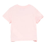 Moschino T-Shirt Girocollo Tinta Unita con Orso per Neonata MFM047 ROSA MOSCHINO 