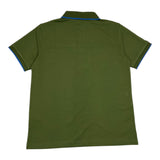 Sun68 Poloshirt Halbarm Einfarbig mit Kontrasttasche Grün für Jungen