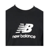 New Balance T-Shirt Girocollo Tinta Unita con Stampa Logo per Bambino LAKB0009 NERO NEW BALANCE 