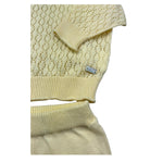 Le Bebe Completo 2 Pezzi Maglia-Ghettina Tinta Unita per Neonata LBG6378 GIALLO LE BEBE 