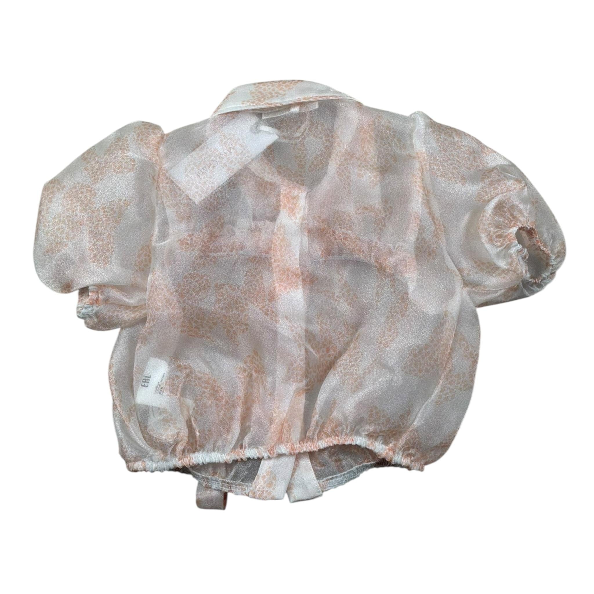 Miss Grant Camicia Mezza Manica Tinta Unita per Neonata MG1252 ROSA MISS GRANT 