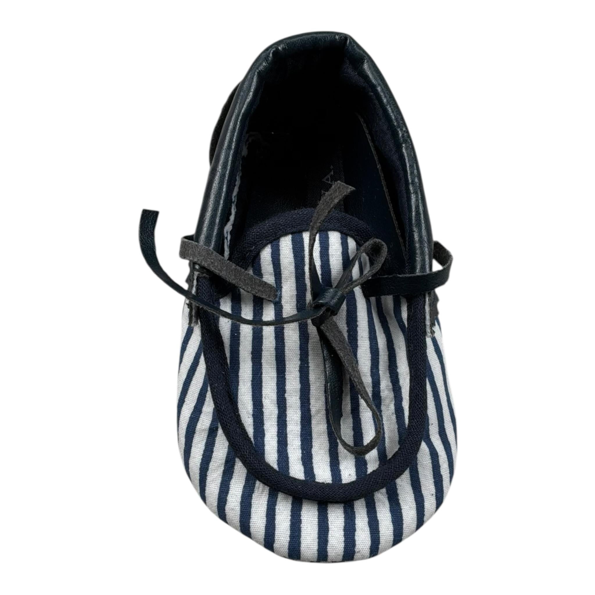 Baby A. Mocassino Fantasia A Righe per Neonato A1196 BIANCO/BLU BABY A. 