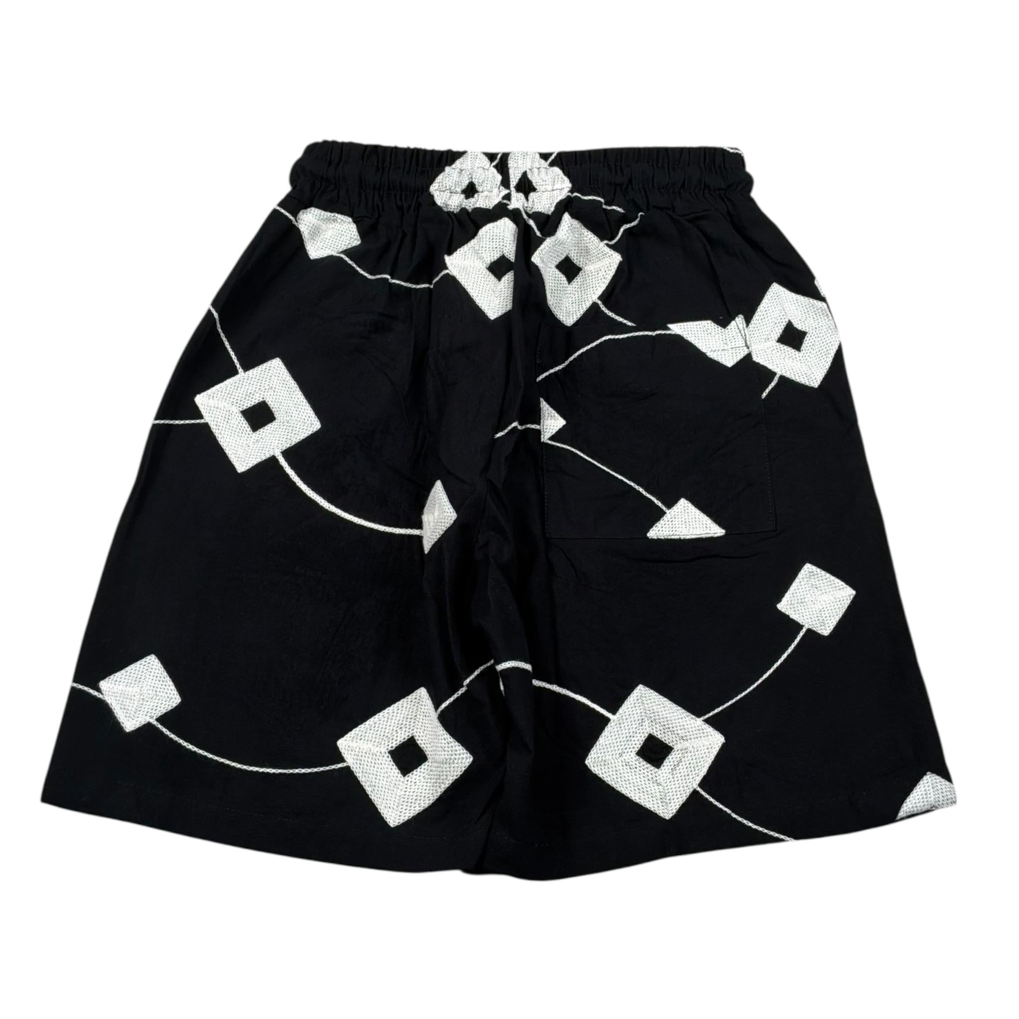 Never Too Bermuda tinta unita con Stampa Nero per Bambino NT2269R NERO NEVER TOO 