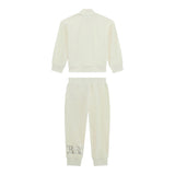 GUESS completo 2pz felpa con zip-pantalone tinta unita Panna per Bambina K4BG06KBXI2 PANNA GUESS 