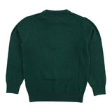 SAINT BARTH maglia girocollo tinta unita con stampa Verde per Bambino DOU000102527G VERDE SAINT BARTH 