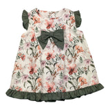 Tintenfischkleid Giormanica Floral Fantasy Weiß für Baby Mädchen