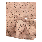 Babidu 2-teiliges Set Shirt-Höschen Einfarbig Rosa Polka Dot Muster Für Baby Mädchen