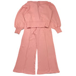 FUN & FUN completo 2pz tinta unita felpa-pantalone Rosa per Bambina FBCM000008 ROSA FUN & FUN 