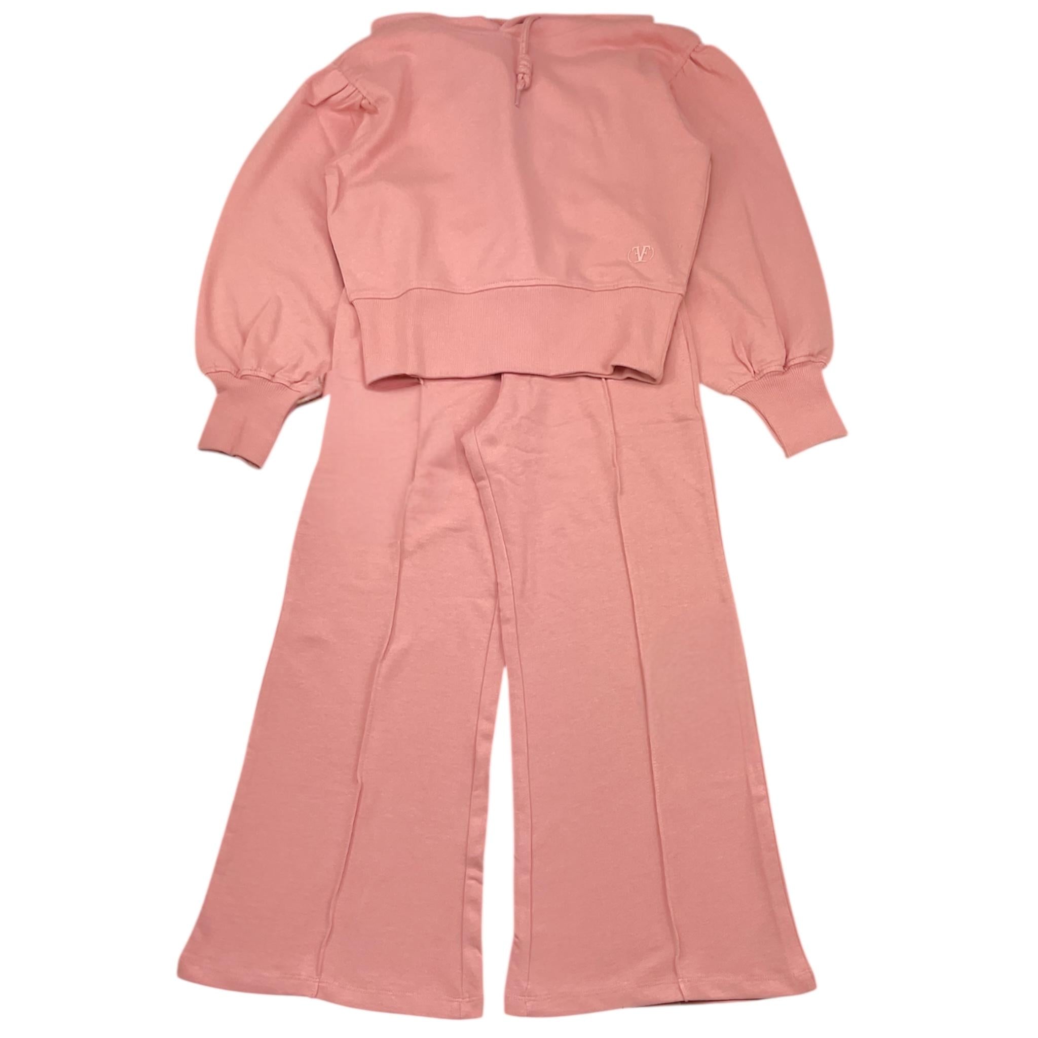 FUN & FUN completo 2pz tinta unita felpa-pantalone Rosa per Bambina FBCM000008 ROSA FUN & FUN 