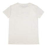Balmain T-Shirt Tinta Unita con Logo per Bambina BV8B91 PANNA BALMAIN 