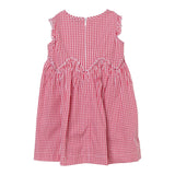 Il Gufo Abito Giromanica Fantasia A Quadretti per Bambina P24VA312C3148 ROSSO IL GUFO 