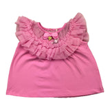 Angel'S Face Einfarbiges T-Shirt mit rosa Tüll für Mädchen