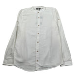 Never Too Camicia Manica Lunga tinta unita Collo Coreano Panna per Bambino 1988 PANNA NEVER TOO 