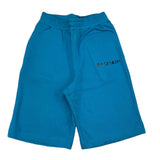 Balmain Bermuda In Einfarbigem Trainingsanzug Mit Elastischer Taille Türkis Für Jungen