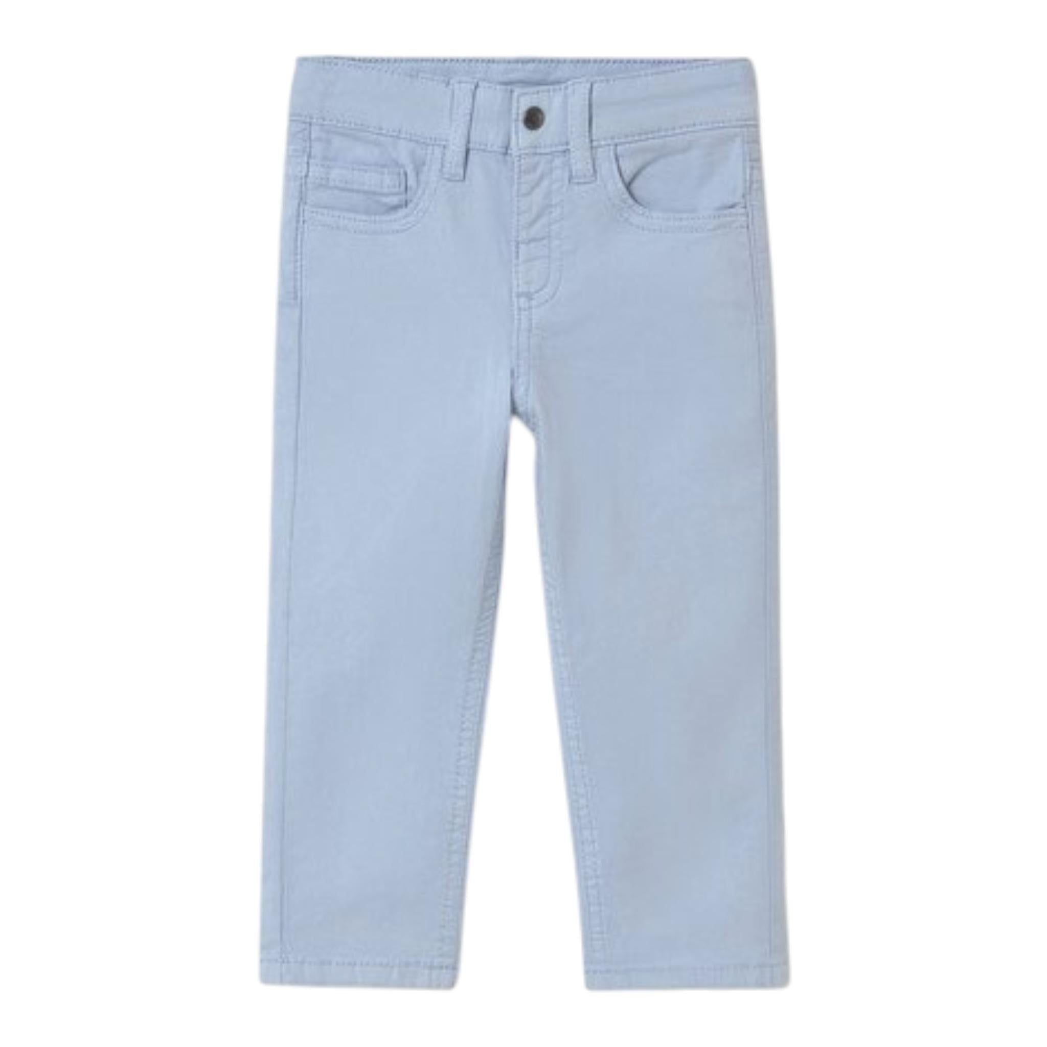 Mayoral Pantalone Tinta Unita con Girovita Regolabile per Neonato 506 AZZURRO MAYORAL 