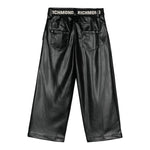 JOHN RICHMOND pantalone modello a palazzo in ecopelle con cintura Nero per Bambina RGA24021PA NERO JOHN RICHMOND 