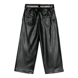 JOHN RICHMOND pantalone modello a palazzo in ecopelle con cintura Nero per Bambina RGA24021PA NERO JOHN RICHMOND 