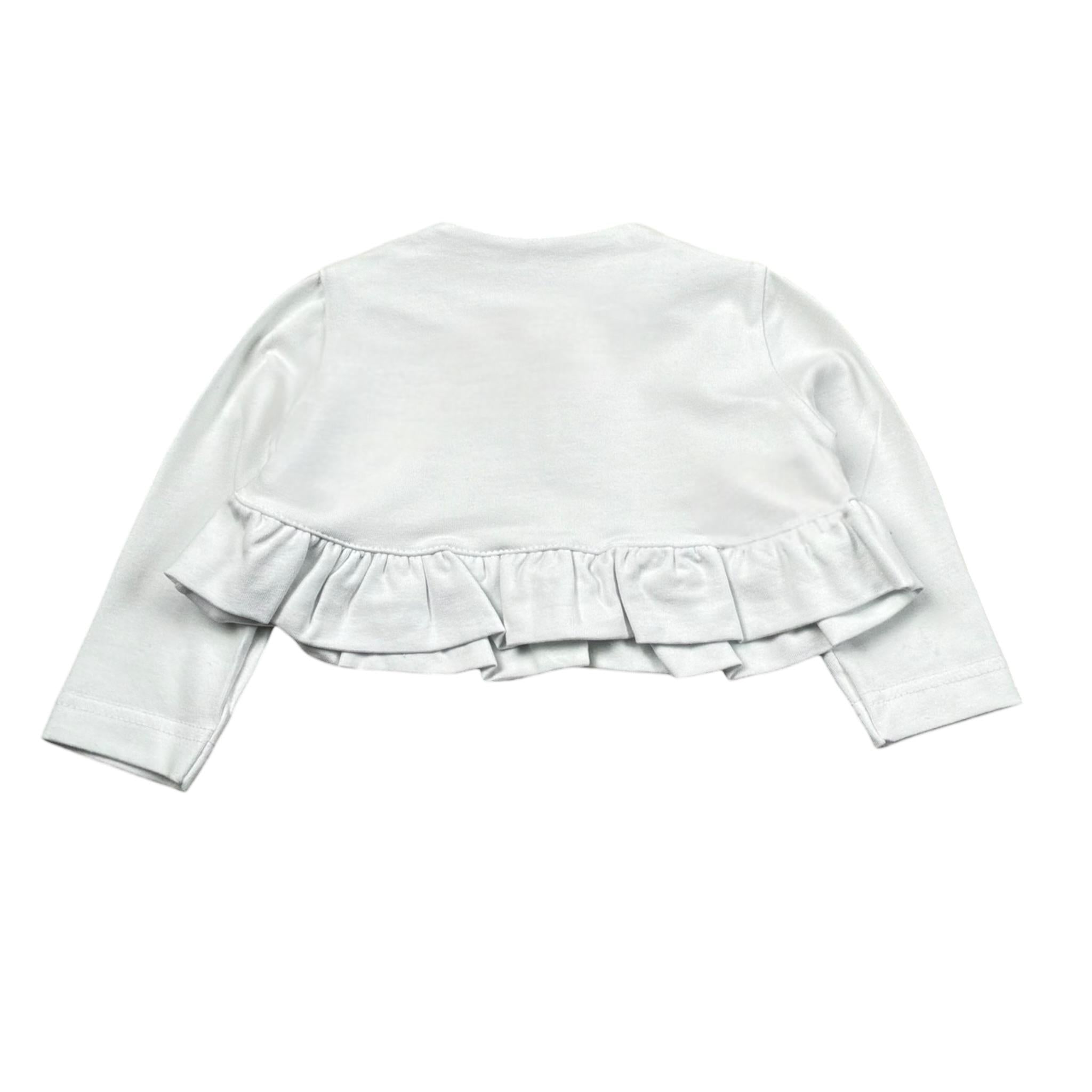 Babyvip Coprispalle Tinta Unita con Bottoni per Neonata T7852 BIANCO BABYVIP 