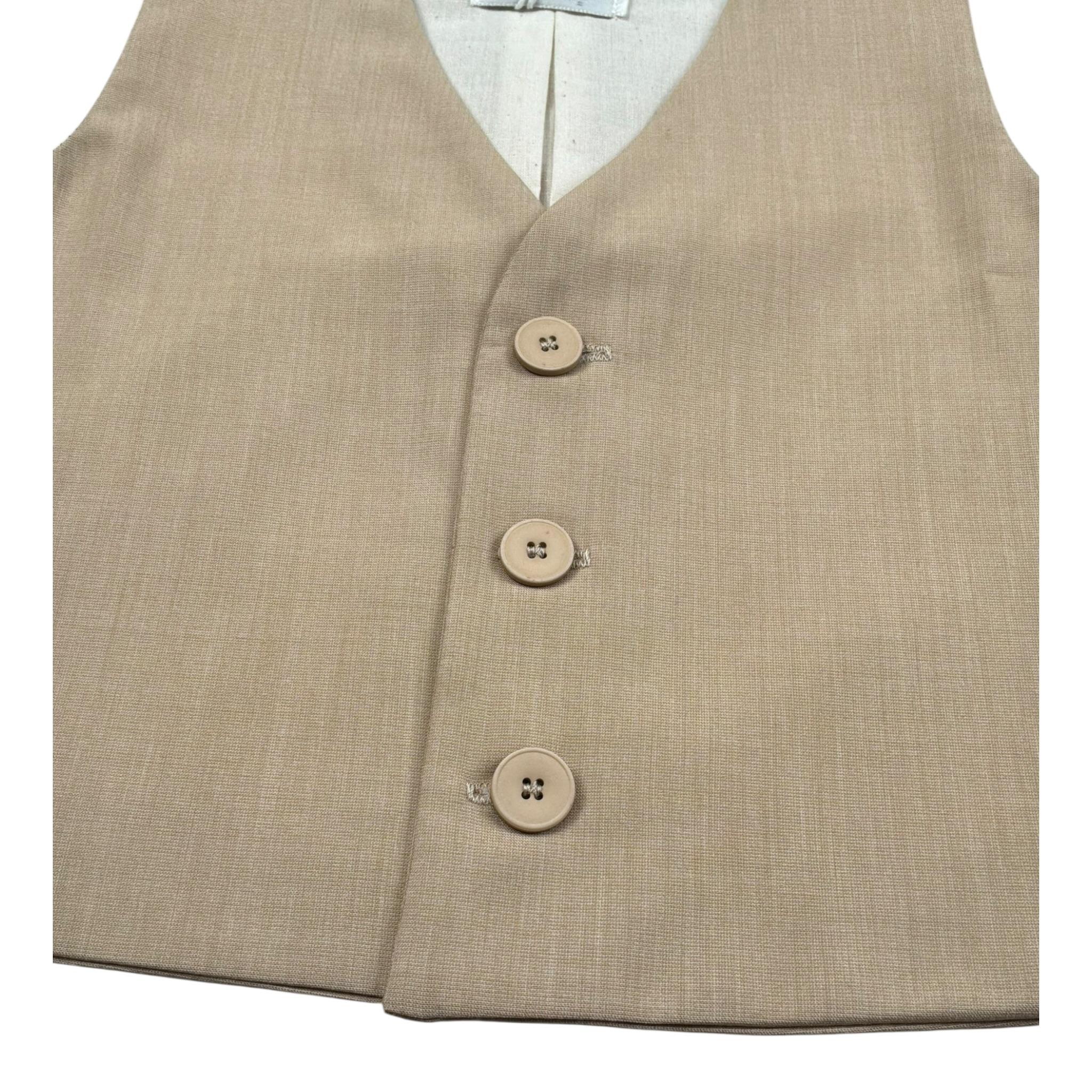 M+E' Gilet tinta unita Sabbia per Bambino UEM0547 SABBIA M+E' 