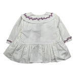 Ilfarobimbi Giacca tinta unita con Profili In Contrasto Bianco per Bambina IFB40714 BIANCO ILFAROBIMBI 