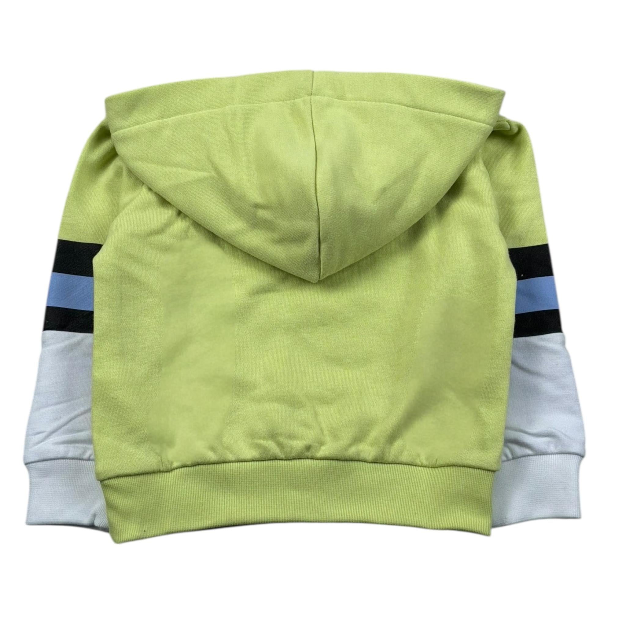 Iceberg Felpa Chiusa con Cappuccio Tinta Unita con Stampa per Bambino MFICE5102B VERDE ICEBERG 