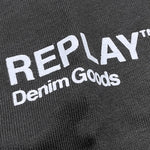 Replay T-Shirt Girocollo Tinta Unita con Stampa per Bambino SB7119 BLU REPLAY 