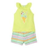 Mayoral Completo 2 Pezzi Short-Canotta per Neonata 3214 GIALLO MAYORAL 