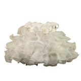 LE BEBE' abito mezza manica tinta unita con tulle Bianco per Neonata LBG6175 BIANCO LE BEBE' 