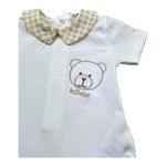 Le Bebe Body Mezza Manica Tinta Unita con Colletto per Neonato LBB5279 BIANCO LE BEBE 