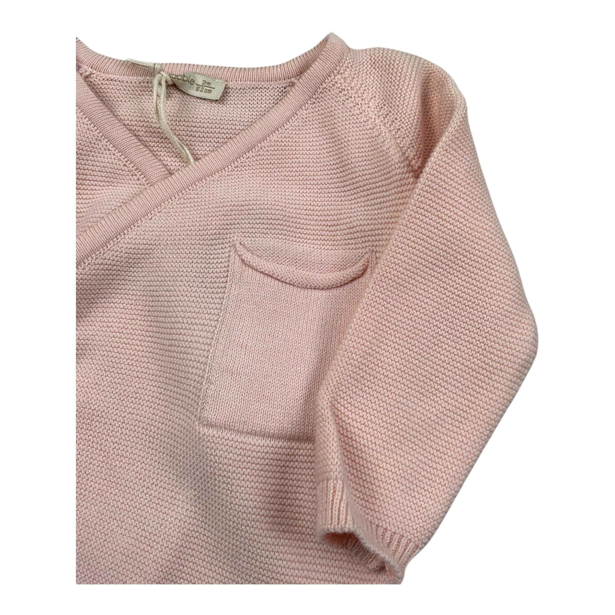 Wedoble Tutina Manica Lunga Tinta Unita per Neonata V2403346B ROSA WEDOBLE 
