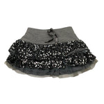 M+E' gonna tinta unita con paillettes Grigio per Bambina UE1546 GRIGIO M+E' 