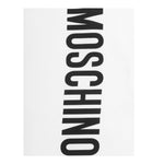 Moschino Bermuda In Tuta Tinta Unita con Logo per Bambino HUQ02FXX BIANCO MOSCHINO 