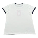 Imperial Kids T-Shirt Girocollo Tinta Unita con Stampa per Bambina MBB8032G75 BIANCO IMPERIAL KIDS 